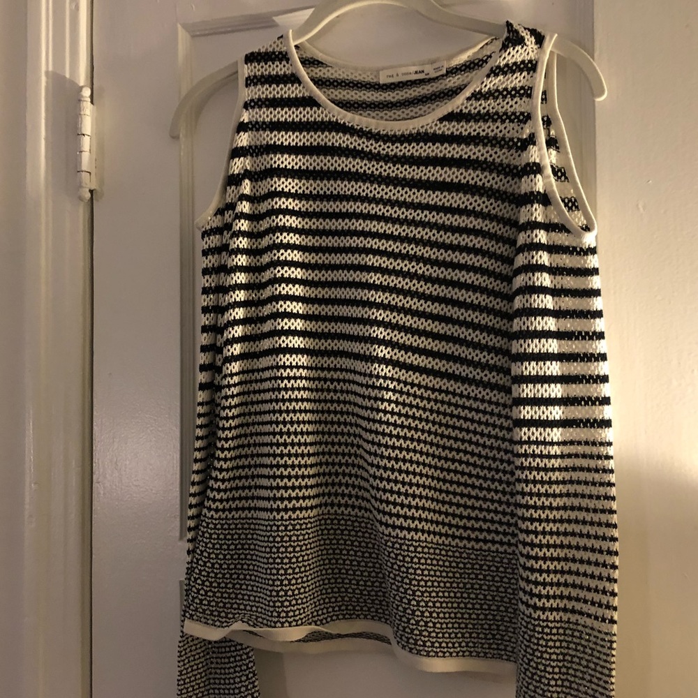 rag and bone open shoulder top